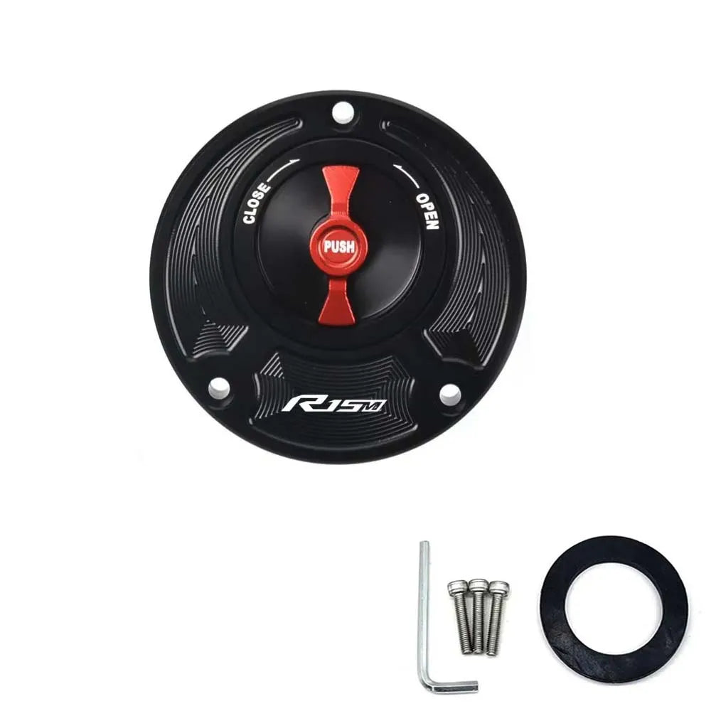 Yamaha Keyless Fuel Gas Tank Cap Cover – Premium Aluminum Accessory
