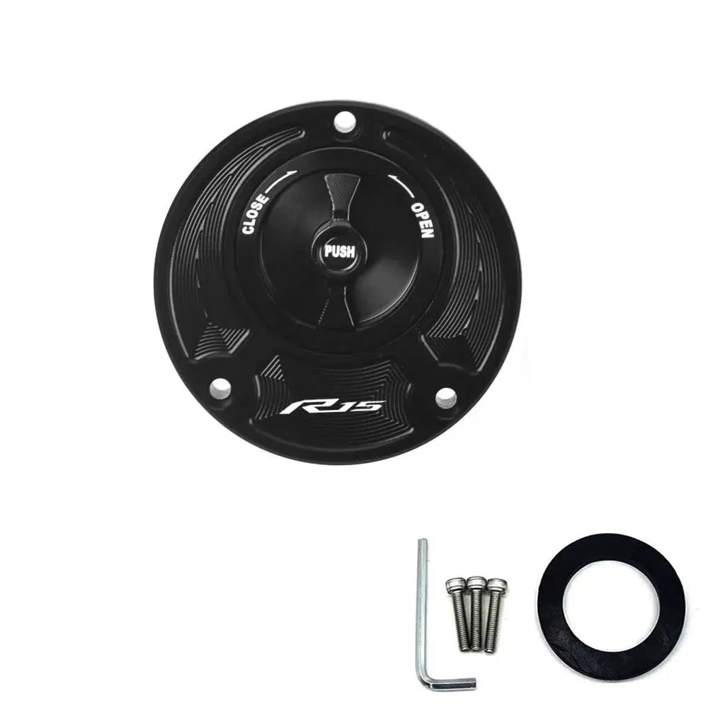 Yamaha Keyless Fuel Gas Tank Cap Cover – Premium Aluminum Accessory