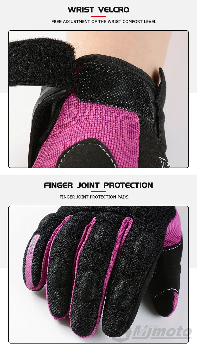 Women's Motorcycle Gloves | Breathable & Touchscreen