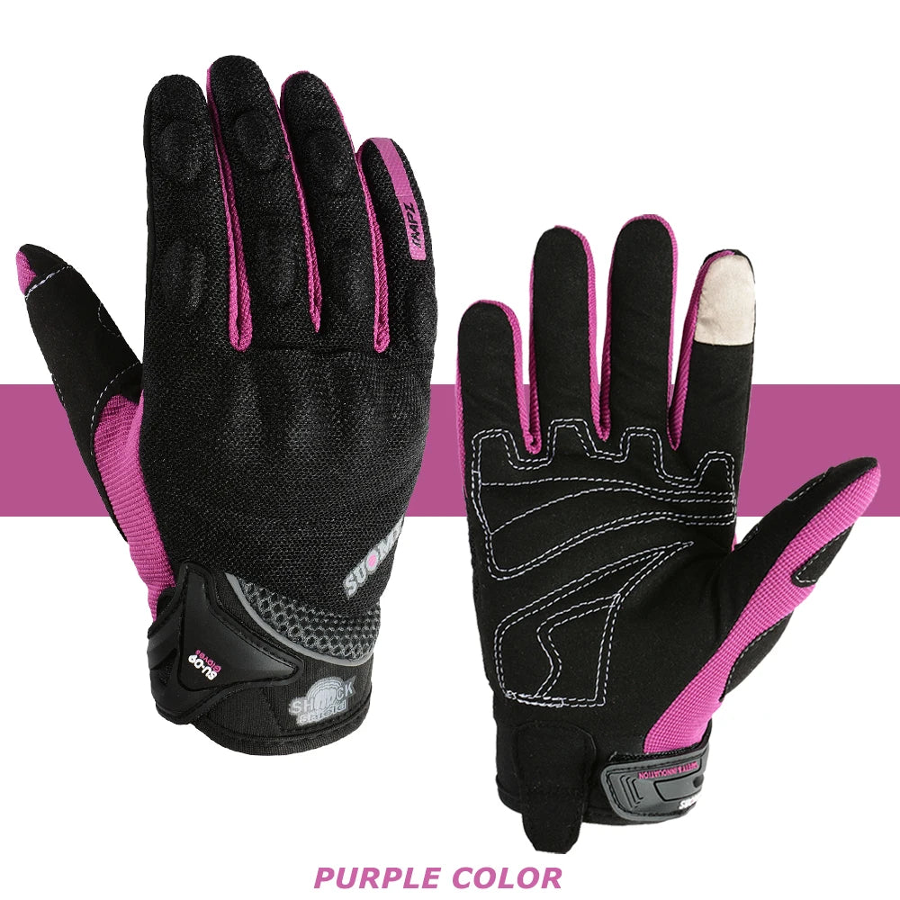 Women's Motorcycle Gloves | Breathable & Touchscreen