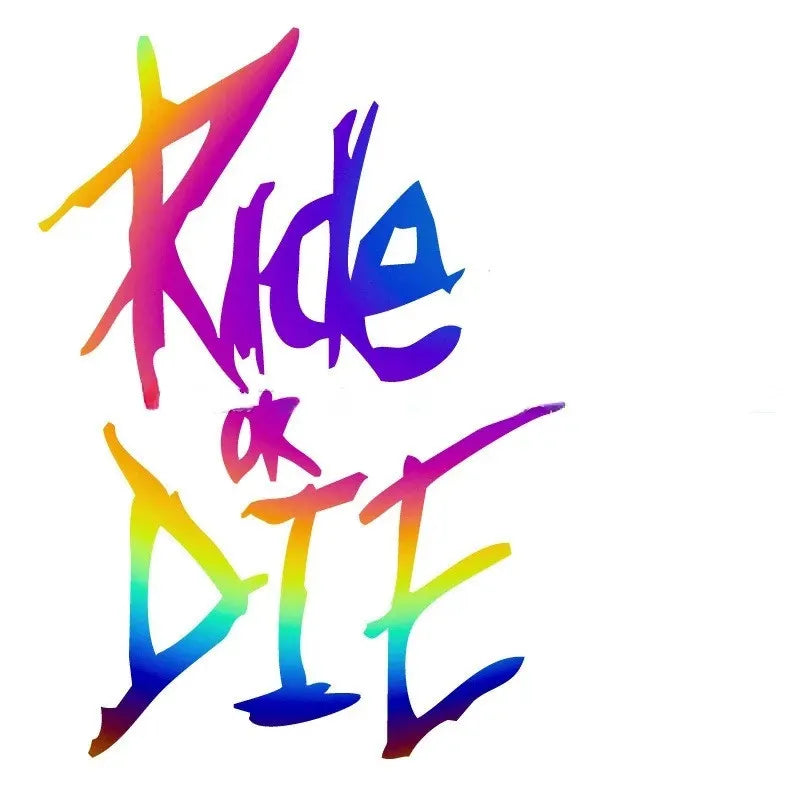 Pegatinas para cuadro de bicicleta Ride or Die | Calcomanías para MTB y motocicletas