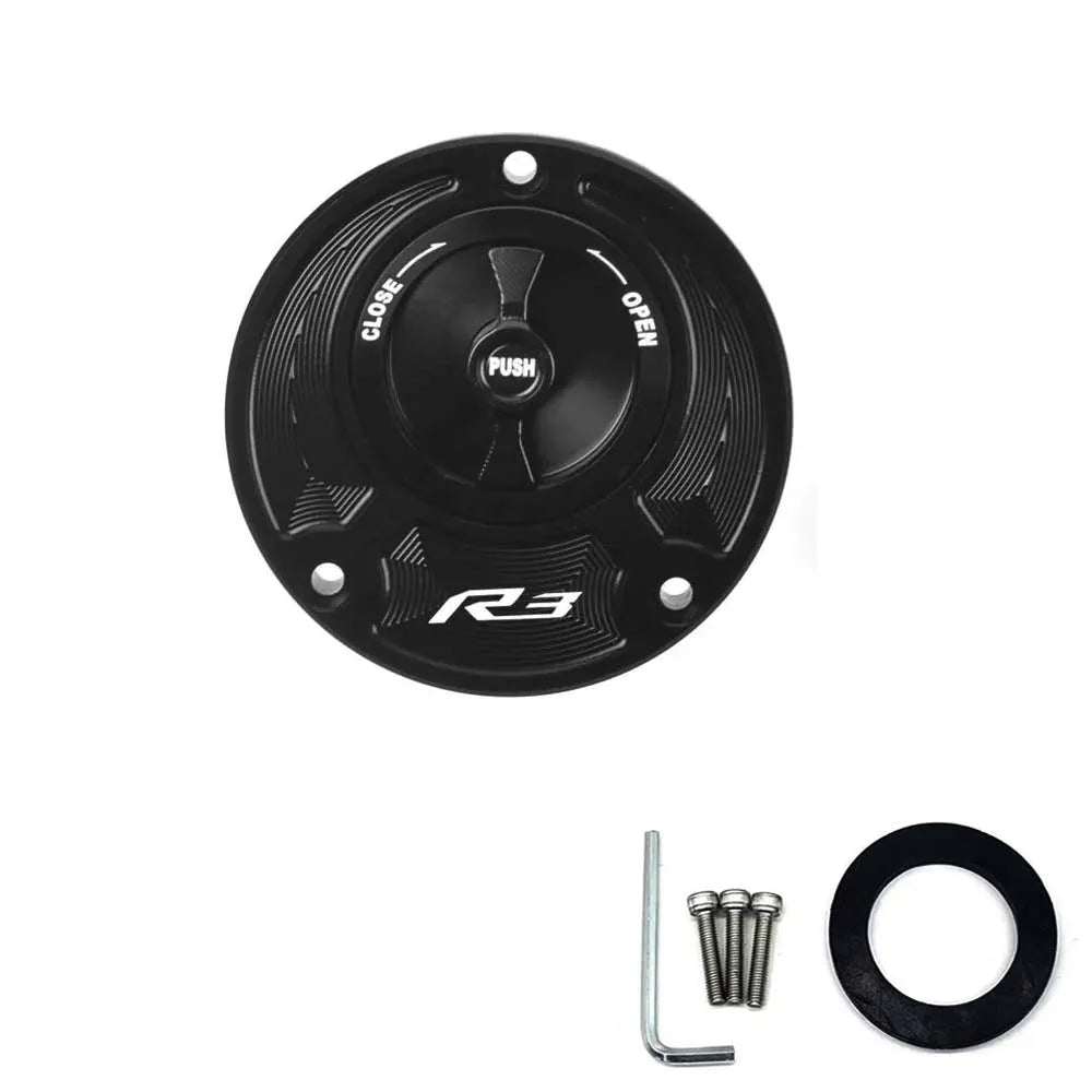 Yamaha Keyless Fuel Gas Tank Cap Cover – Premium Aluminum Accessory