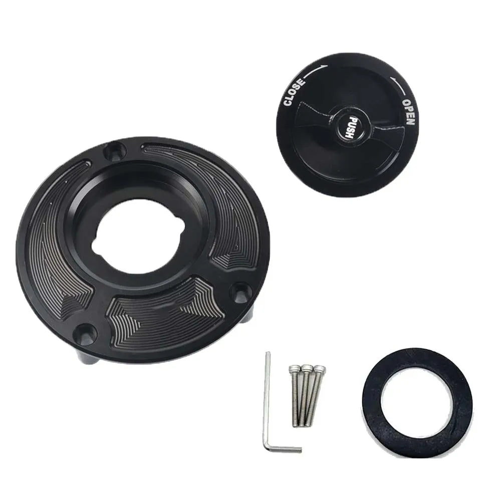 Yamaha Keyless Fuel Gas Tank Cap Cover – Premium Aluminum Accessory