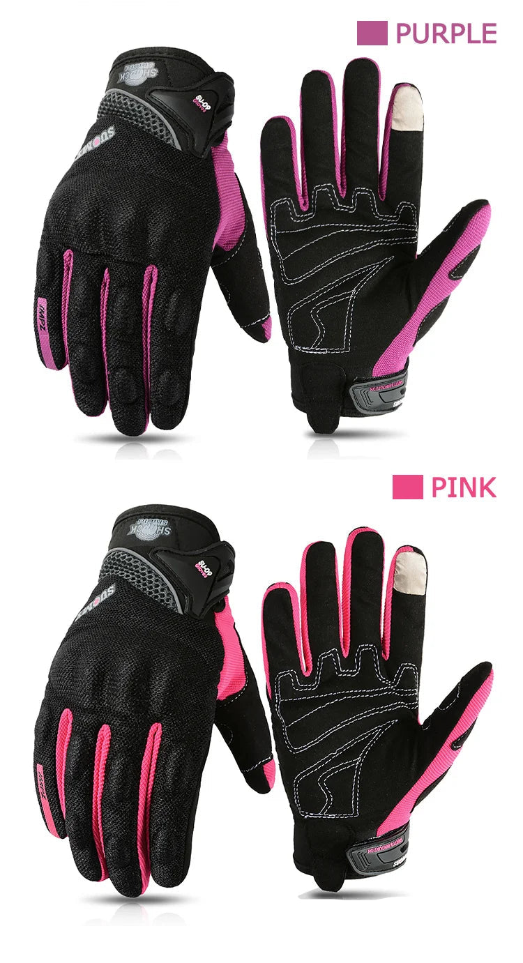 Women's Motorcycle Gloves | Breathable & Touchscreen
