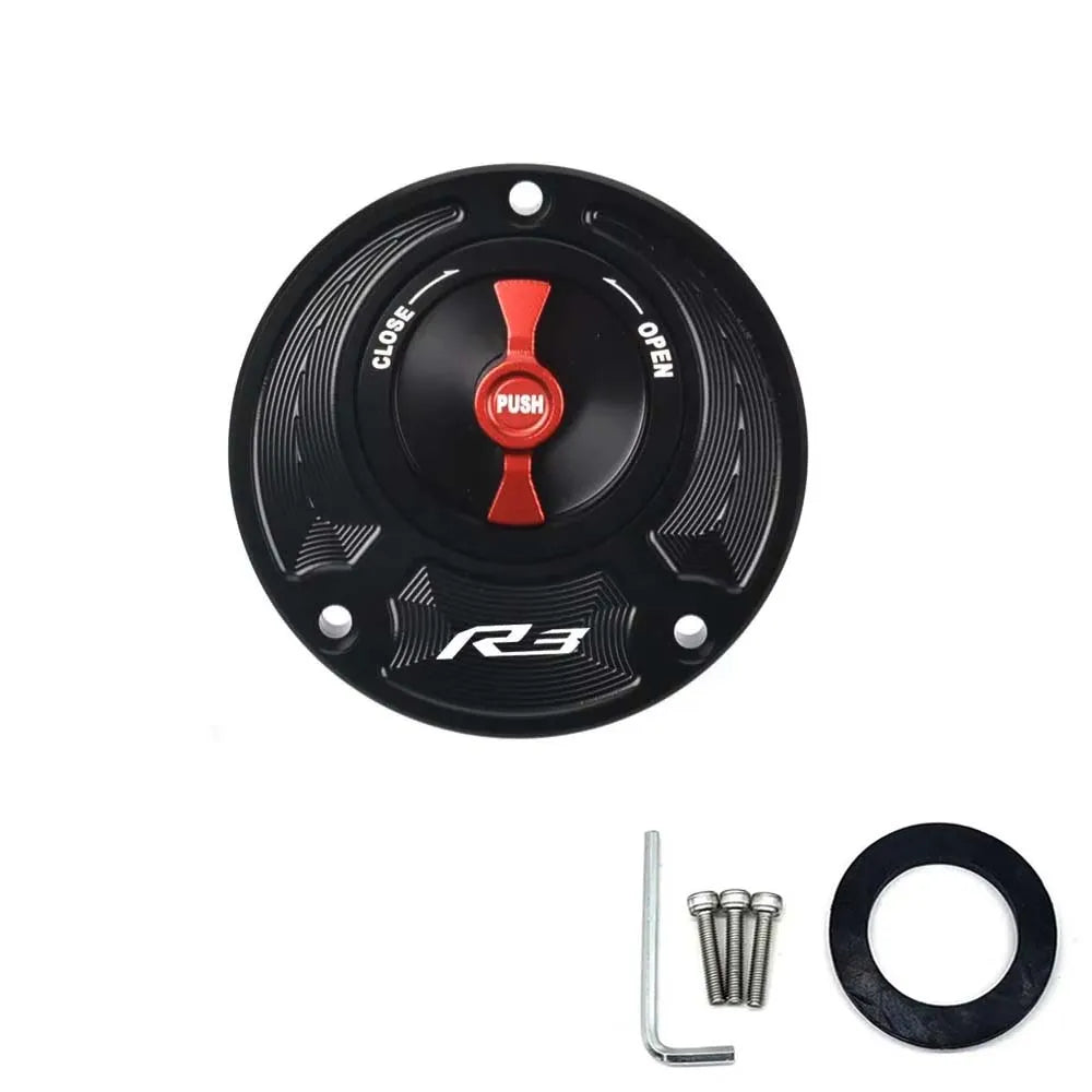 Yamaha Keyless Fuel Gas Tank Cap Cover – Premium Aluminum Accessory