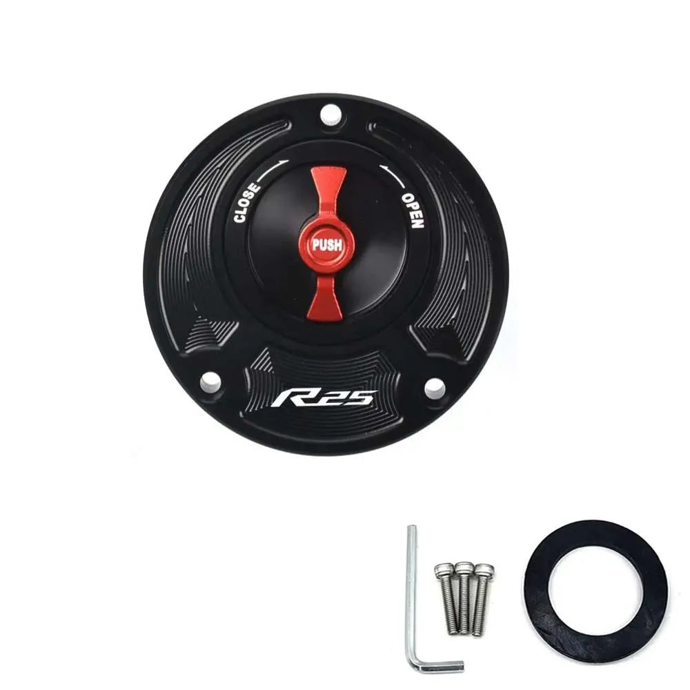 Yamaha Keyless Fuel Gas Tank Cap Cover – Premium Aluminum Accessory