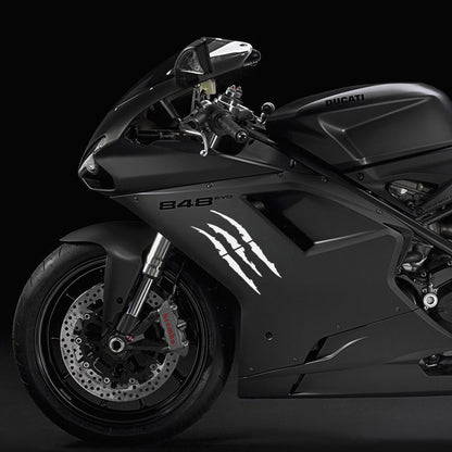 Pegatina de Garra de Monstruo para Moto | Reflectante e Impermeable
