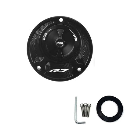 Yamaha Keyless Fuel Gas Tank Cap Cover – Premium Aluminum Accessory