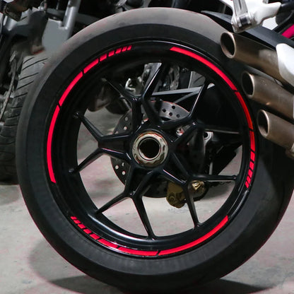 Tiras reflectantes para llantas de 5 colores | Cinta para llantas de moto y bicicleta