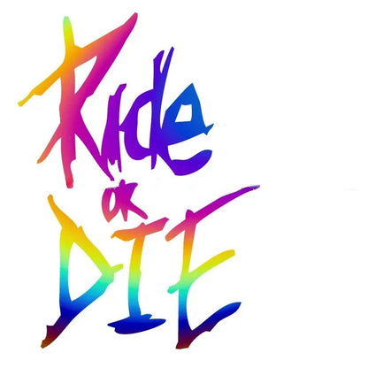 Pegatinas para cuadro de bicicleta Ride or Die | Calcomanías para MTB y motocicletas