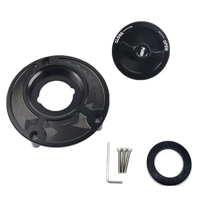 Yamaha Keyless Fuel Gas Tank Cap Cover – Premium Aluminum Accessory