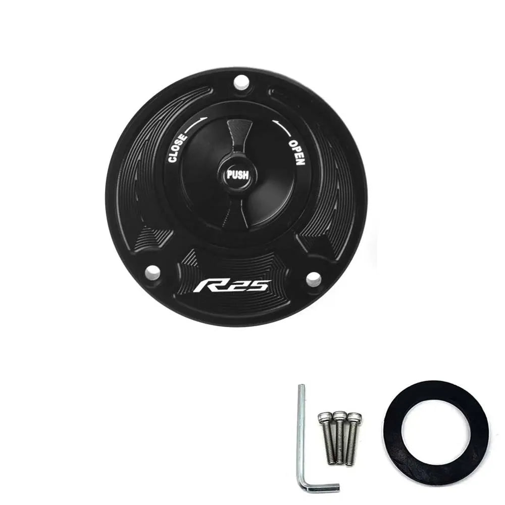 Yamaha Keyless Fuel Gas Tank Cap Cover – Premium Aluminum Accessory