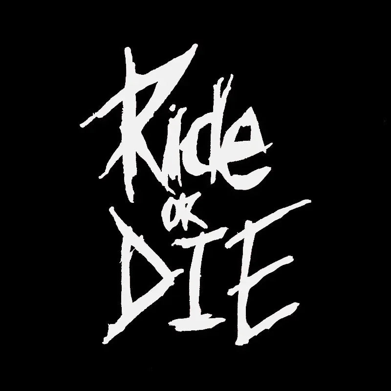 Pegatinas para cuadro de bicicleta Ride or Die | Calcomanías para MTB y motocicletas