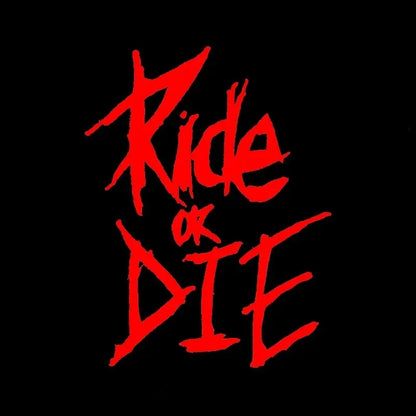 Pegatinas para cuadro de bicicleta Ride or Die | Calcomanías para MTB y motocicletas