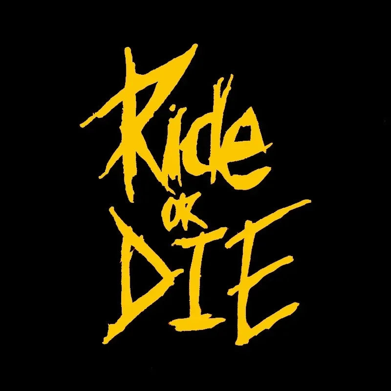 Pegatinas para cuadro de bicicleta Ride or Die | Calcomanías para MTB y motocicletas